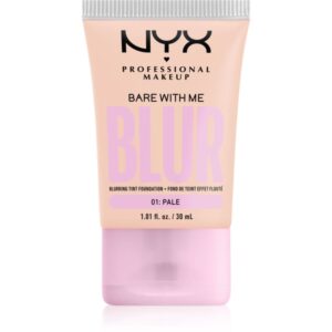 NYX Professional Makeup Bare With Me Blur Tint make up hidratant culoare 01 Pale 30 ml-Țena