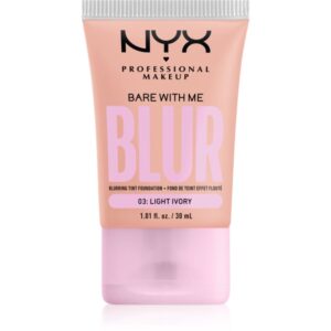 NYX Professional Makeup Bare With Me Blur Tint make up hidratant culoare 03 Light Ivory 30 ml-Țena