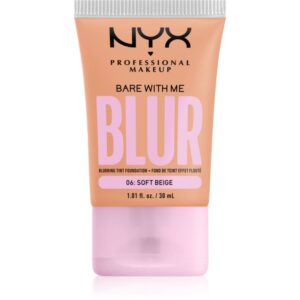 NYX Professional Makeup Bare With Me Blur Tint make up hidratant culoare 06 Soft Beige 30 ml-Țena