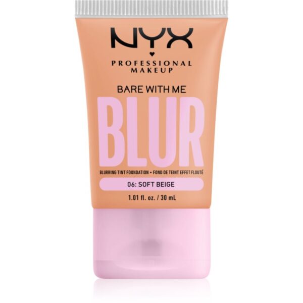 NYX Professional Makeup Bare With Me Blur Tint make up hidratant culoare 06 Soft Beige 30 ml-Țena