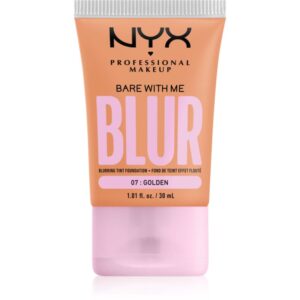 NYX Professional Makeup Bare With Me Blur Tint make up hidratant culoare 07 Golden 30 ml-Țena