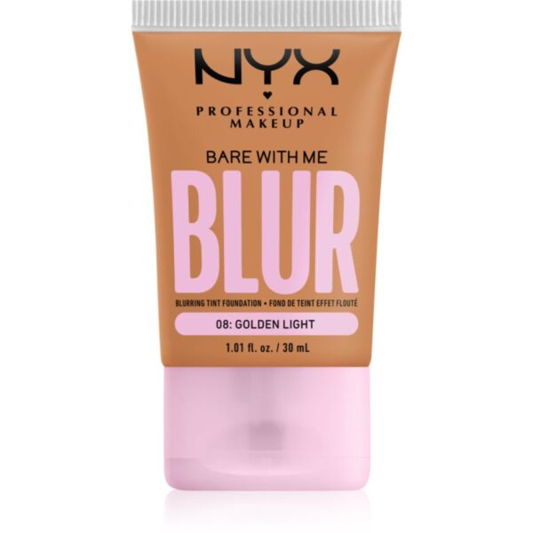 NYX Professional Makeup Bare With Me Blur Tint make up hidratant culoare 08 Golden Light 30 ml-ro