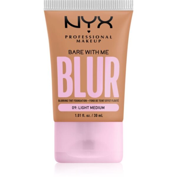 NYX Professional Makeup Bare With Me Blur Tint make up hidratant culoare 09 Light Medium 30 ml-Țena