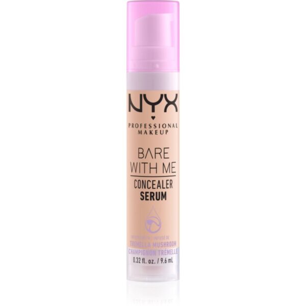 NYX Professional Makeup Bare With Me Concealer Serum hidratant anticearcan 2 in 1 culoare 02 Light 9