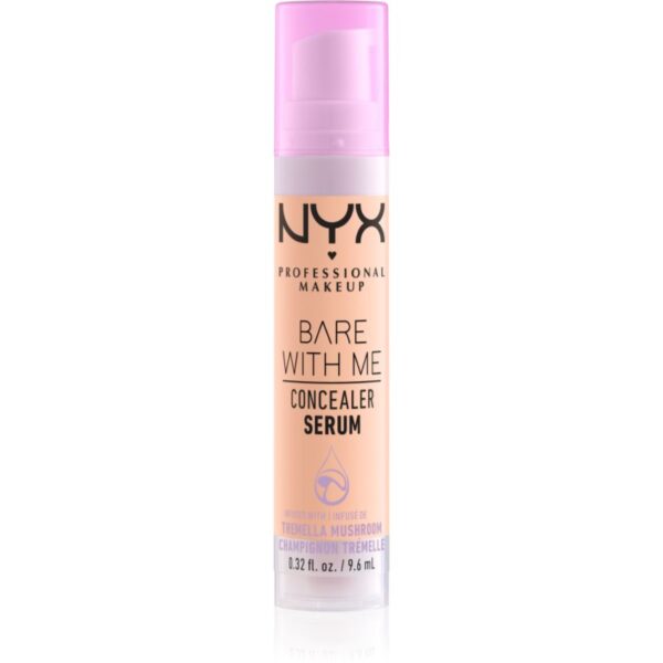 NYX Professional Makeup Bare With Me Concealer Serum hidratant anticearcan 2 in 1 culoare 2.5 Medium Vanilla 9