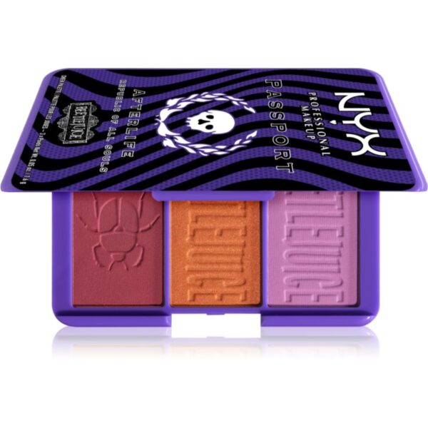 NYX Professional Makeup Beetlejuice Afterlife paleta fard de obraz 3x1