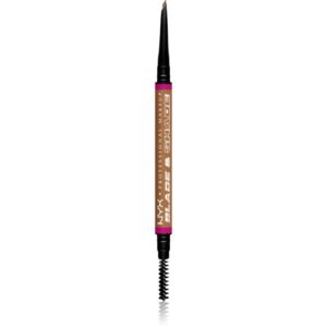 NYX Professional Makeup Blade & Shade creion pentru sprancene cu pensula culoare 01 Ash Blonde 0.06 g-Țena