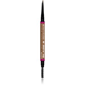 NYX Professional Makeup Blade & Shade creion pentru sprancene cu pensula culoare 02 Blonde g-Țena