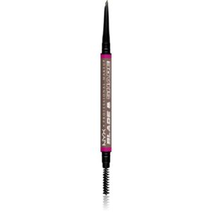 NYX Professional Makeup Blade & Shade creion pentru sprancene cu pensula culoare 03 Cool Ash Brown g-ro