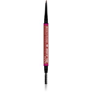 NYX Professional Makeup Blade & Shade creion pentru sprancene cu pensula culoare 06 Rich Auburn g-ro