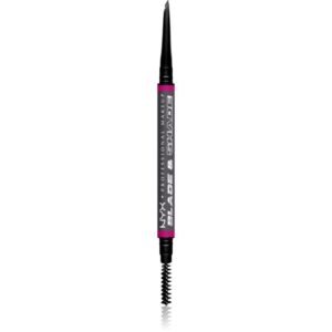 NYX Professional Makeup Blade & Shade creion pentru sprancene cu pensula culoare 11 Grey g-ro