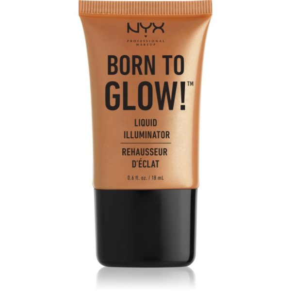 NYX Professional Makeup Born To Glow iluminator lichid culoare 03 Pure Gold 18 ml-ro