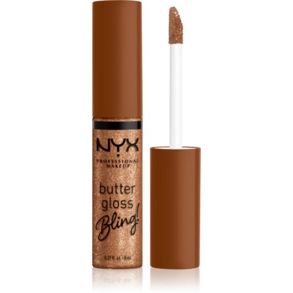NYX Professional Makeup Butter Gloss Bling lip gloss strălucitor culoare 04 Pay Me In Gold 8 ml-ro