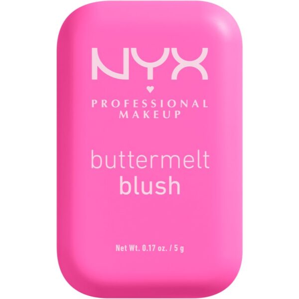 NYX Professional Makeup Buttermelt Blush fard de obraz sub forma de pudra culoare 01 My Butta Half 5 g-ro