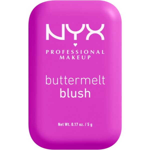 NYX Professional Makeup Buttermelt Blush fard de obraz sub forma de pudra culoare 12 All The Butta 5 g-ro