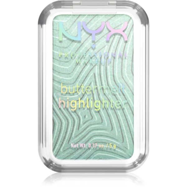 NYX Professional Makeup Buttermelt Highlighter iluminator culoare Butta Mint 5 g-ro