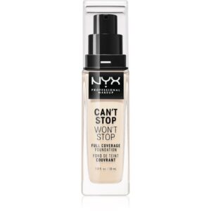 NYX Professional Makeup Can't Stop Won't Stop Full Coverage Foundation fond de ten cu acoperire ridicată culoare 01 Pale 30 ml-ro