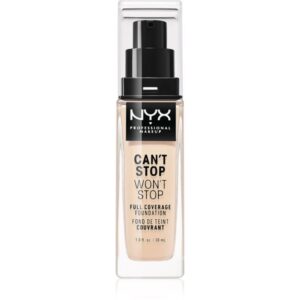 NYX Professional Makeup Can't Stop Won't Stop Full Coverage Foundation fond de ten cu acoperire ridicată culoare 03 Porcelain 30 ml-ro