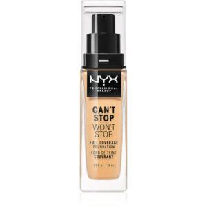 NYX Professional Makeup Can't Stop Won't Stop Full Coverage Foundation fond de ten cu acoperire ridicată culoare 10 Buff 30 ml-ro