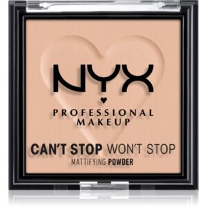 NYX Professional Makeup Can't Stop Won't Stop Mattifying Powder pudra matuire culoare 04 Meduim 6 g-ro