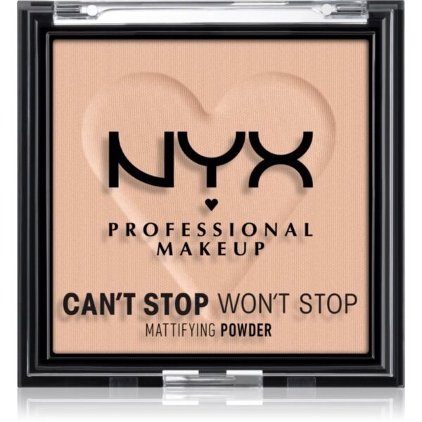 NYX Professional Makeup Can't Stop Won't Stop Mattifying Powder pudra matuire culoare 04 Meduim 6 g-ro