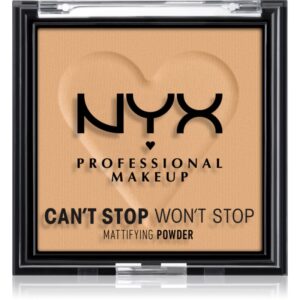 NYX Professional Makeup Can't Stop Won't Stop Mattifying Powder pudra matuire culoare 05 Golden 6 g-ro