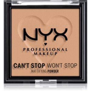 NYX Professional Makeup Can't Stop Won't Stop Mattifying Powder pudra matuire culoare 06 Tan 6 g-ro