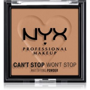 NYX Professional Makeup Can't Stop Won't Stop Mattifying Powder pudra matuire culoare 07 Caramel 6 g-ro