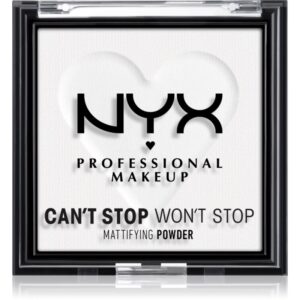 NYX Professional Makeup Can't Stop Won't Stop Mattifying Powder pudra matuire culoare 11 Bright Translucent 6 g-ro
