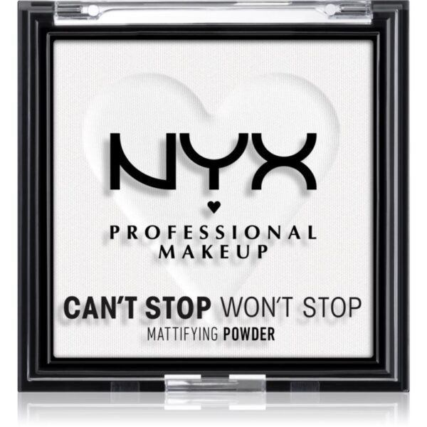 NYX Professional Makeup Can't Stop Won't Stop Mattifying Powder pudra matuire culoare 11 Bright Translucent 6 g-ro