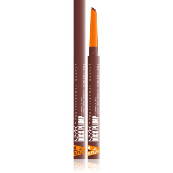 NYX Professional Makeup Duck Plump Liner creion contur pentru buze cu efect de crestere culoare Dash of Cocoa 0.33 g-ro