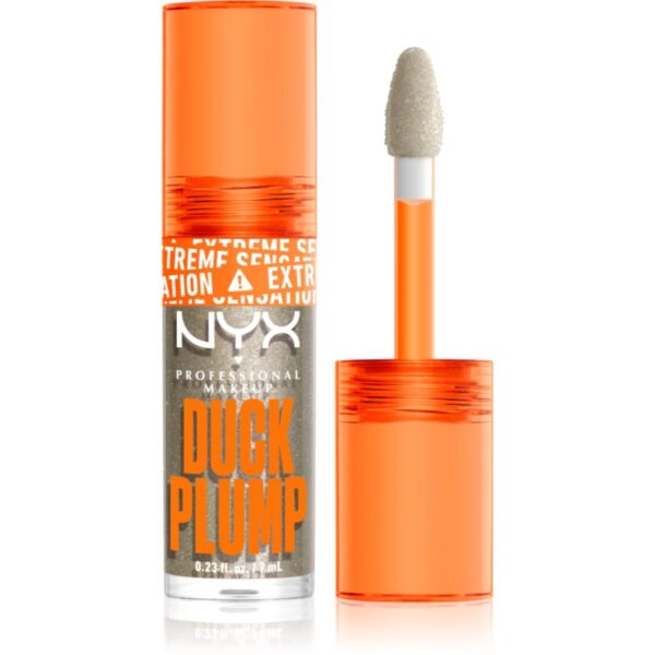 NYX Professional Makeup Duck Plump lip gloss cu efect de crestere culoare Quazy Silver 7 ml-Țena