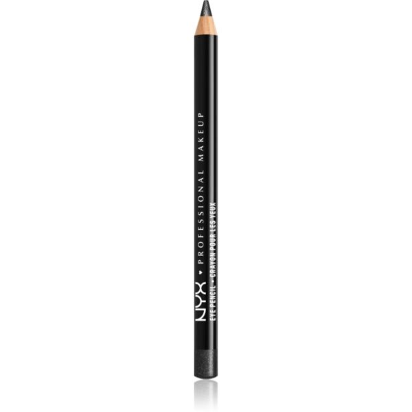 NYX Professional Makeup Eye and Eyebrow Pencil creion de ochi cu trasare precisă culoare 940 Black Shimmer 1.2 g-ro