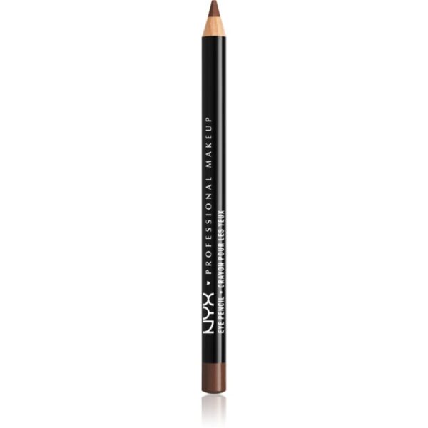 NYX Professional Makeup Eye and Eyebrow Pencil creion de ochi cu trasare precisă culoare Dark Brown 1.2 g-Țena
