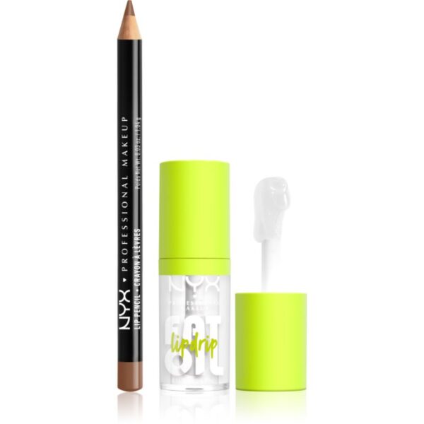 NYX Professional Makeup Fat Oil Lip Drip set îngrijire buze 2 buc-ro