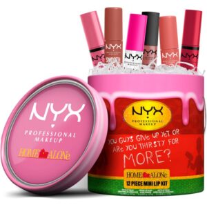 NYX Professional Makeup Home Alone 12 Piece Mini Lip Kit set cadou de buze-ro