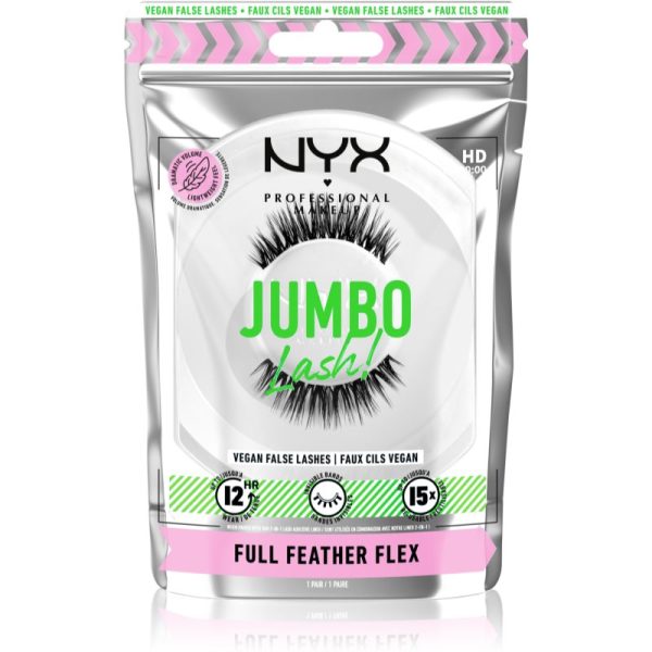 NYX Professional Makeup Jumbo Lash! gene false tip 07 Full Feather Flex 1 pereche-Țena