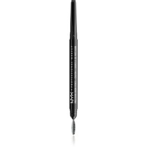 NYX Professional Makeup Precision Brow Pencil creion pentru sprancene culoare 06 Black 0.13 g-ro
