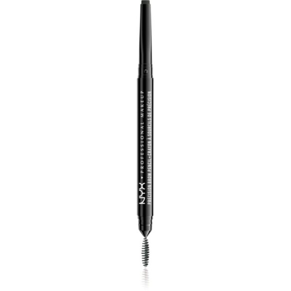 NYX Professional Makeup Precision Brow Pencil creion pentru sprancene culoare 06 Black 0.13 g-ro