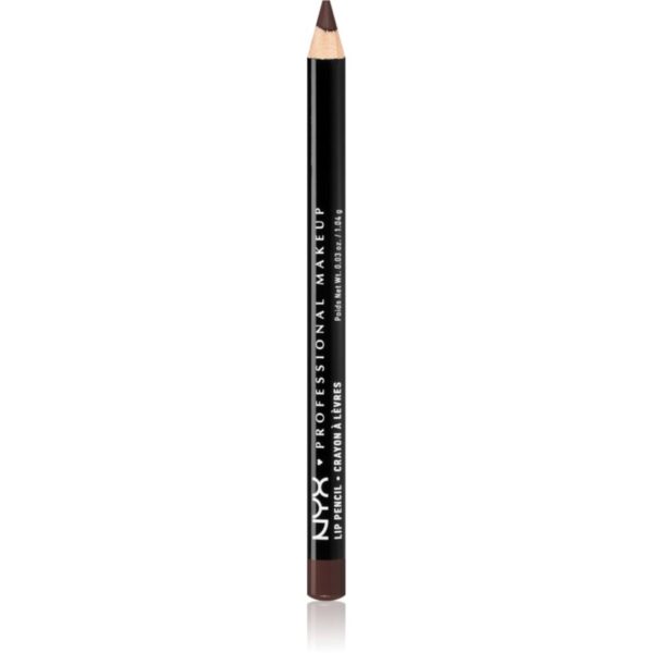 NYX Professional Makeup Slim Lip Pencil creion de buze cu trasare precisă culoare 820 Espresso 1 g-ro