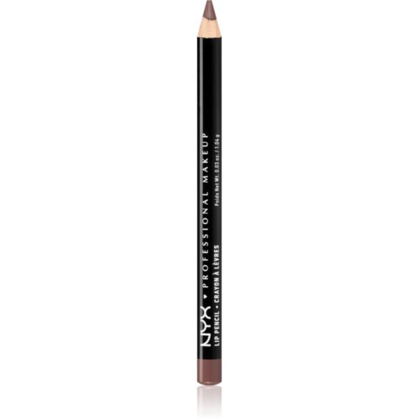 NYX Professional Makeup Slim Lip Pencil creion de buze cu trasare precisă culoare Nude Truffle 1 g-Țena