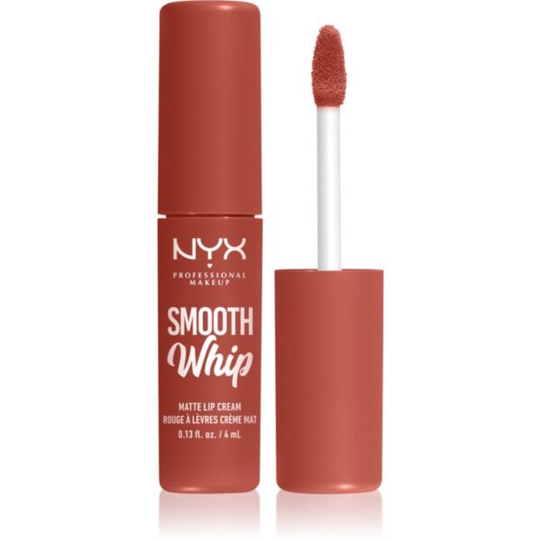 NYX Professional Makeup Smooth Whip Matte Lip Cream ruj de buze catifelant cu efect de netezire culoare 07 Pushin' Cushion 4 ml-ro