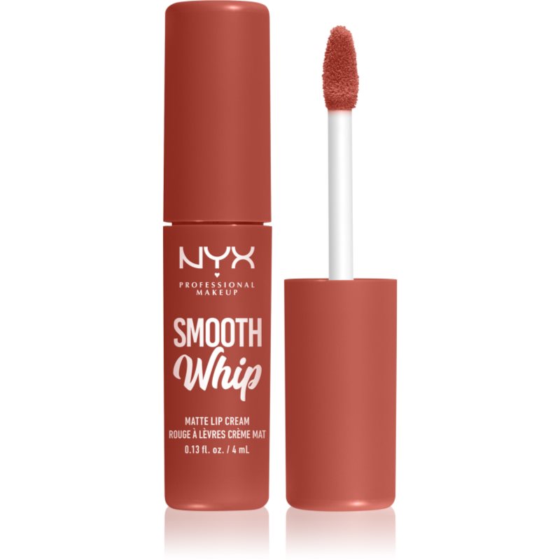 NYX Professional Makeup Smooth Whip Matte Lip Cream ruj de buze catifelant cu efect de netezire culoare 07 Pushin' Cushion 4 ml-ro