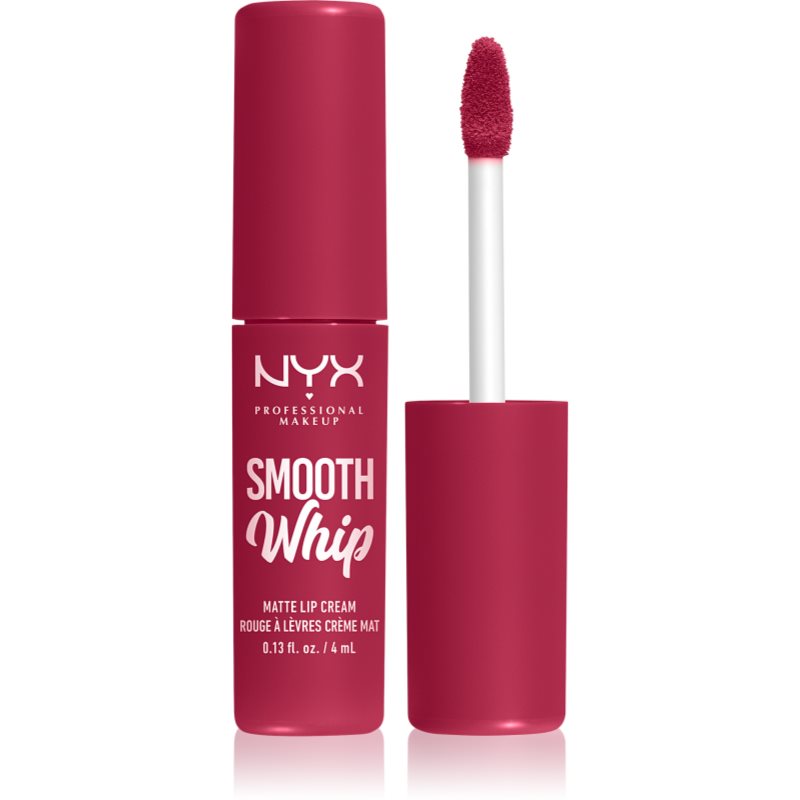 NYX Professional Makeup Smooth Whip Matte Lip Cream ruj de buze catifelant cu efect de netezire culoare 08 Fuzzy Slippers 4 ml-ro