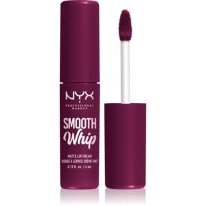 NYX Professional Makeup Smooth Whip Matte Lip Cream ruj de buze catifelant cu efect de netezire culoare 11 Berry Bed Sheers 4 ml-ro