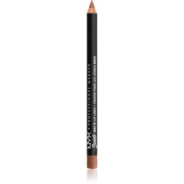 NYX Professional Makeup Suede Matte  Lip Liner dermatograf mat de buze culoare 04 Soft-Spoken 1 g-ro