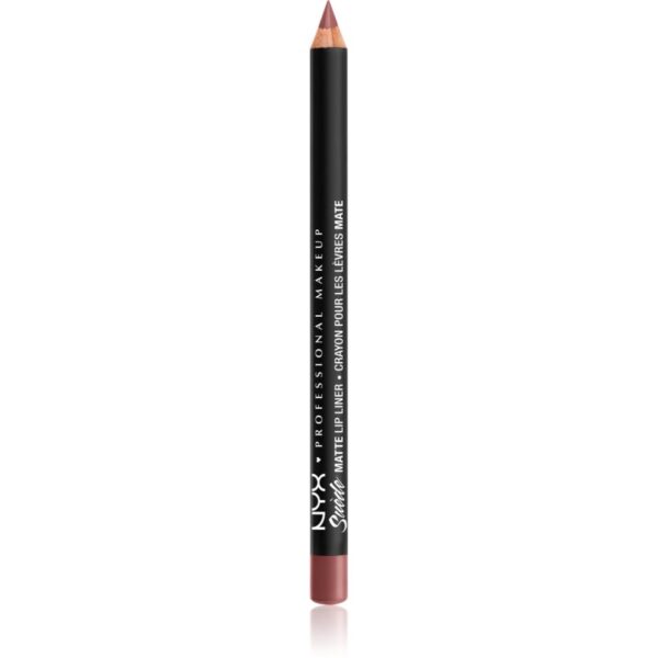 NYX Professional Makeup Suede Matte  Lip Liner dermatograf mat de buze culoare 25 Whipped Cavier 1 g-ro