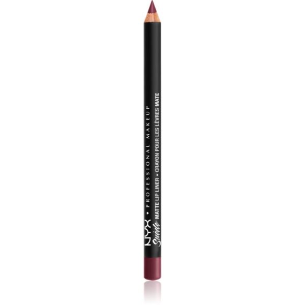 NYX Professional Makeup Suede Matte  Lip Liner dermatograf mat de buze culoare 27 Copenhagen 1 g-ro