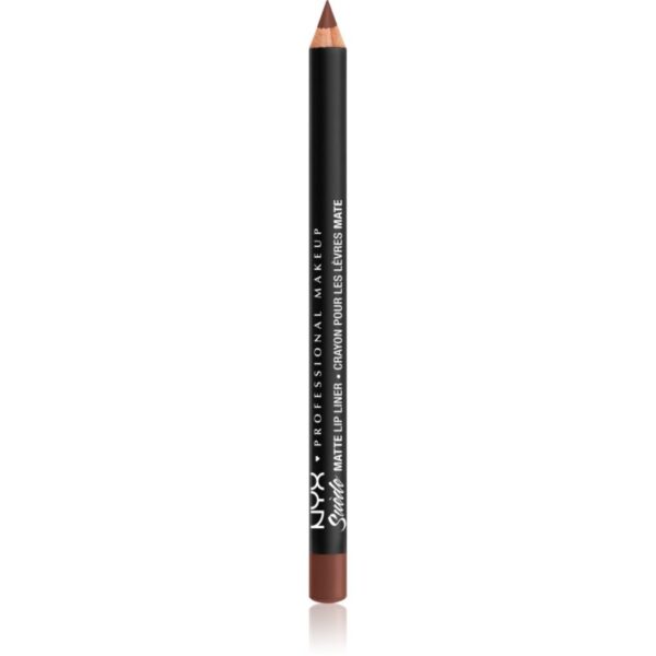 NYX Professional Makeup Suede Matte  Lip Liner dermatograf mat de buze culoare 44 Leon 1 g-ro
