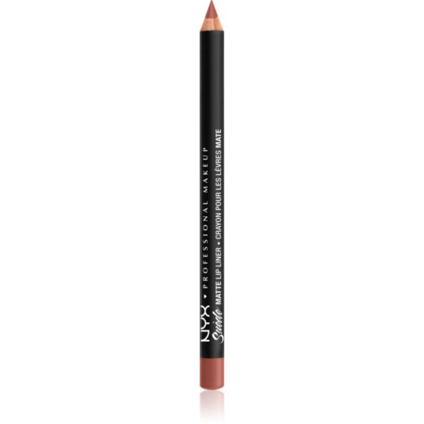 NYX Professional Makeup Suede Matte  Lip Liner dermatograf mat de buze culoare 52 Free Spirit 1 g-ro